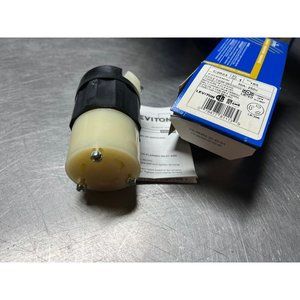 Leviton 2623 2 Pole 3 Wire Grounding 30A Locking CONNECTOR 250V 165-C2623
